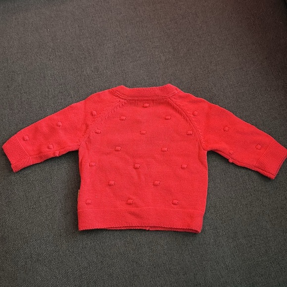 EUC Noppies Cotton Button Up Sweater 0-1 mth - Picture 2 of 3